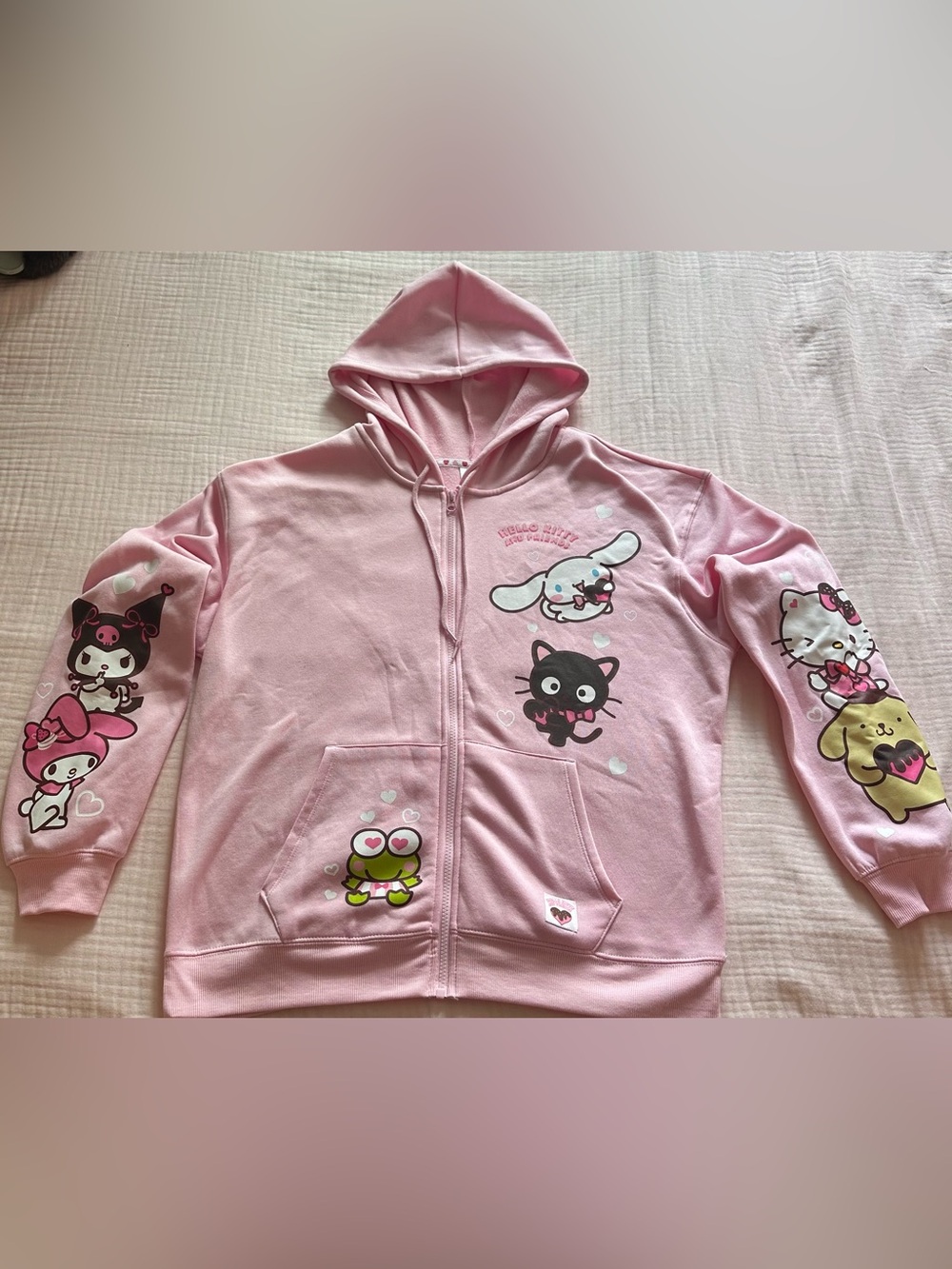 San Rio Hello Kitty Zip Up Hoodie